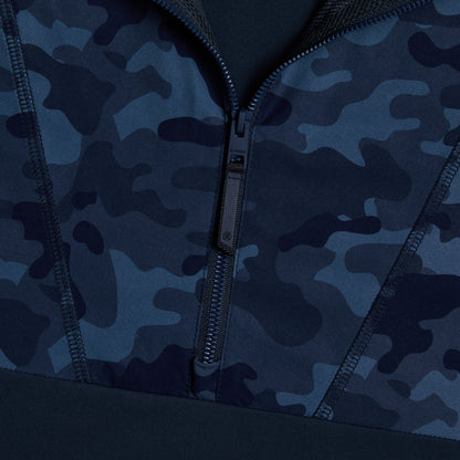 G/FORE HYBRID 1/4 ZIP HOODED PULLOVER