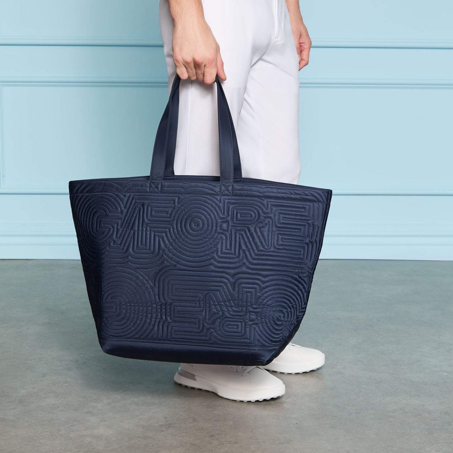 G/FORE TRIPPY QUILTED CLUB TOTE BAG