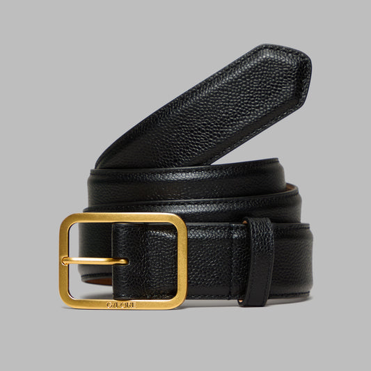 G/FORE LUXE PEBBLE LEATHER BELT