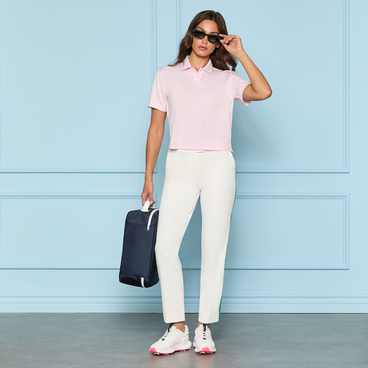 G/FORE TUX SHADOW STRETCH STRAIGHT LEG TROUSER