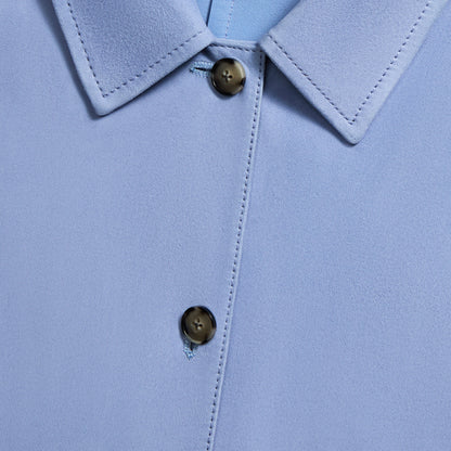 G/FORE RELAXED FIT SUEDE SHIRT JACKET