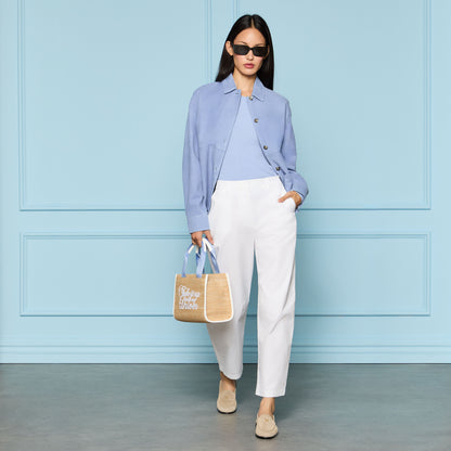 G/FORE RELAXED FIT SUEDE SHIRT JACKET