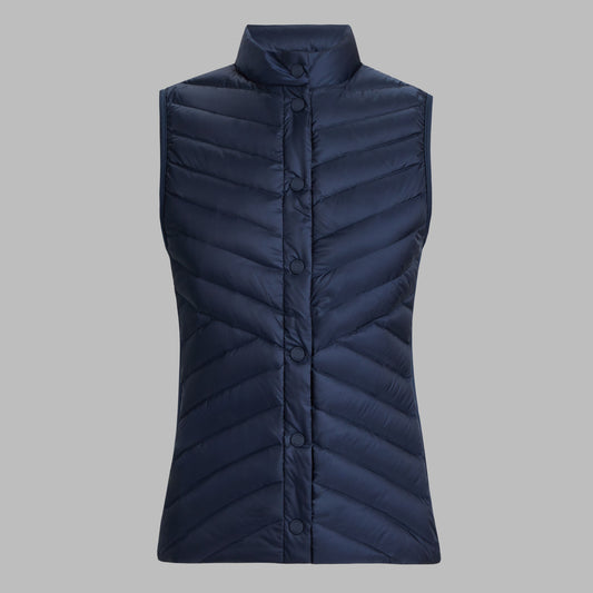 G/FORE V-DOWN QUILTED STRETCH TECH INTERLOCK VEST