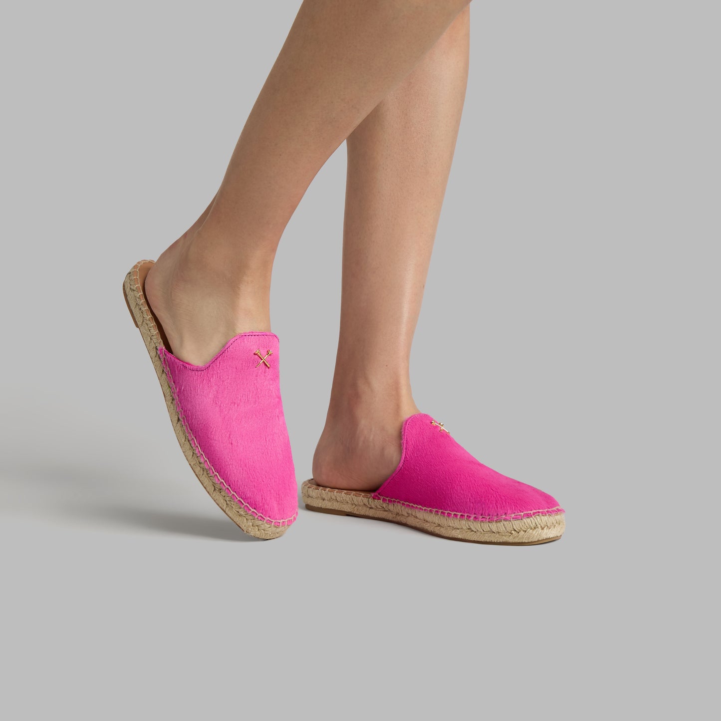 G/FORE METAL TEES PONY HAIR ESPADRILLE