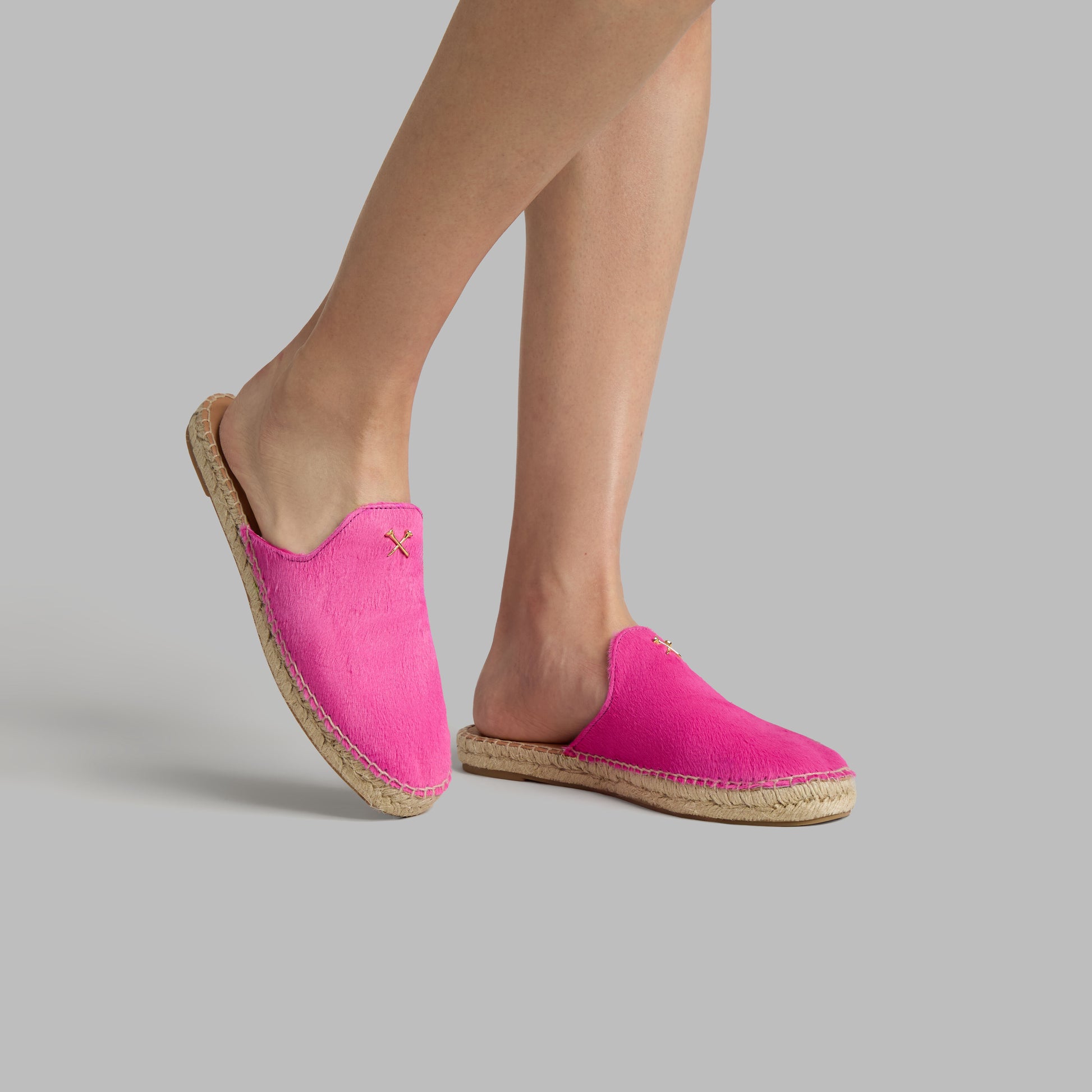 G/FORE METAL TEES PONY HAIR ESPADRILLE