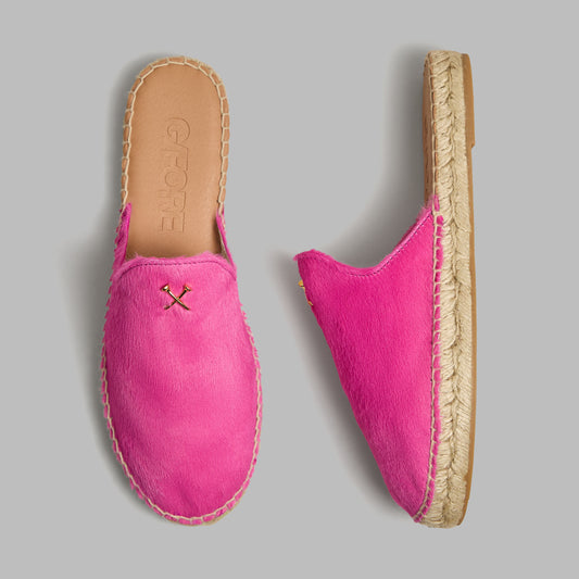 G/FORE METAL TEES PONY HAIR ESPADRILLE