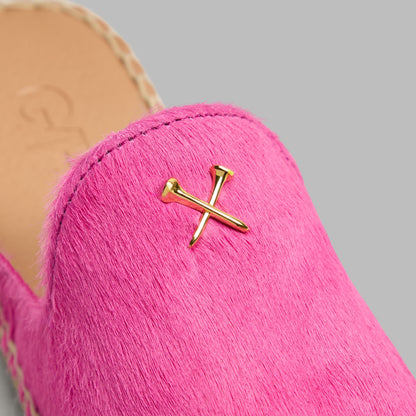 G/FORE METAL TEES PONY HAIR ESPADRILLE