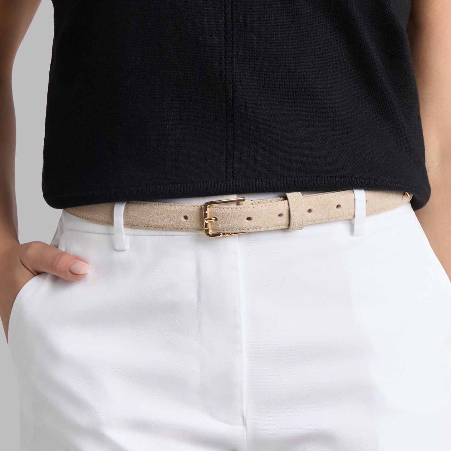 G/FORE METAL TEES SUEDE BELT