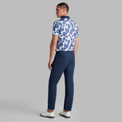 G/FORE STAMPED FLORAL TECH JERSEY POLO