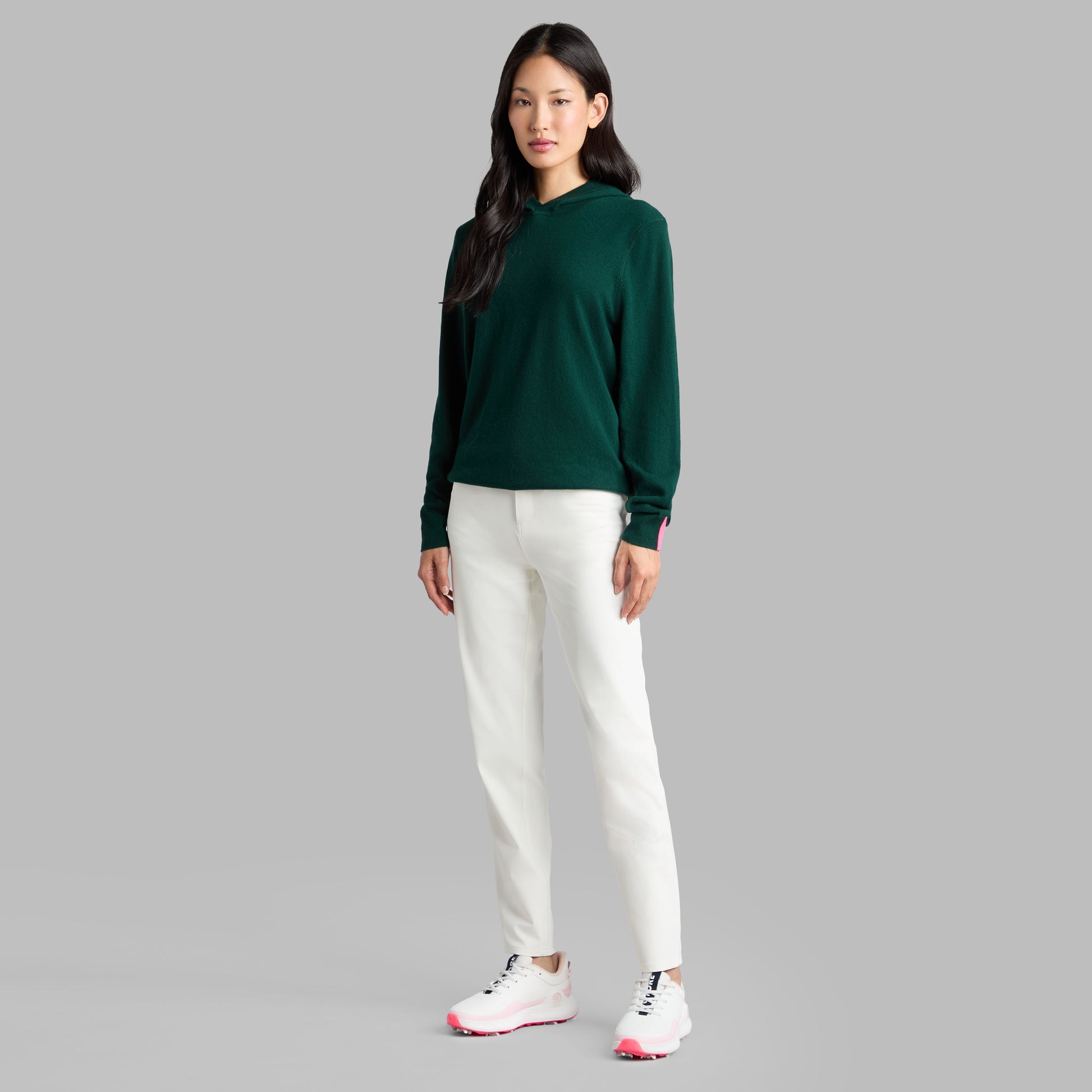 G/FORE CASHMERE HOODED SWEATER
