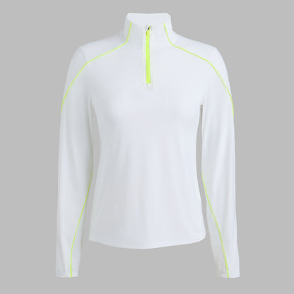 G/FORE SUN SHIELD SILKY TECH NYLON QUARTER ZIP PULLOVER