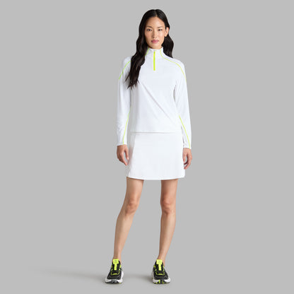 G/FORE SUN SHIELD SILKY TECH NYLON QUARTER ZIP PULLOVER