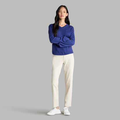 G/FORE G SCRIBE VERSE V NECK CASHMERE SWEATER