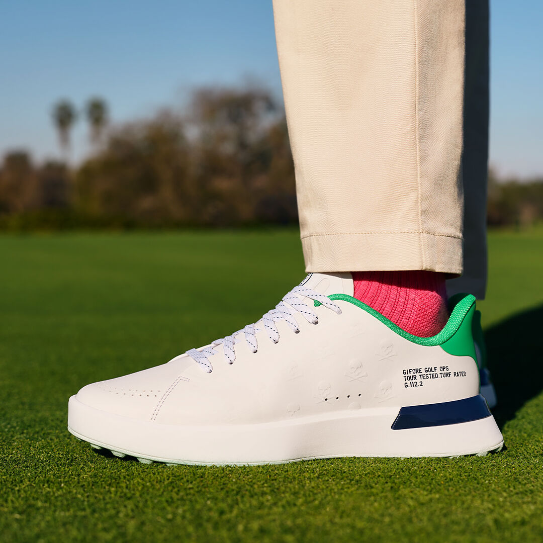 G/FORE G.112 EMBOSSED SKULL & TEES GOLF SHOE