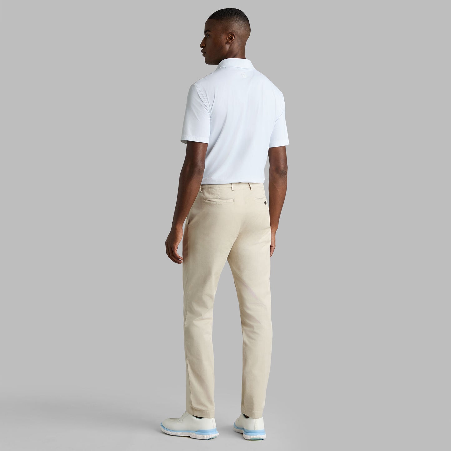 G/FORE FINE STRETCH JACQUARD POLO