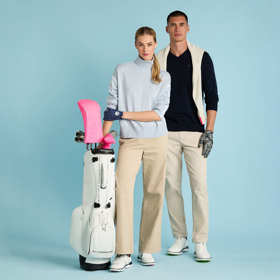 G/FORE EMBOSSED SKULL & TEES DAYTONA CARRY GOLF BAG