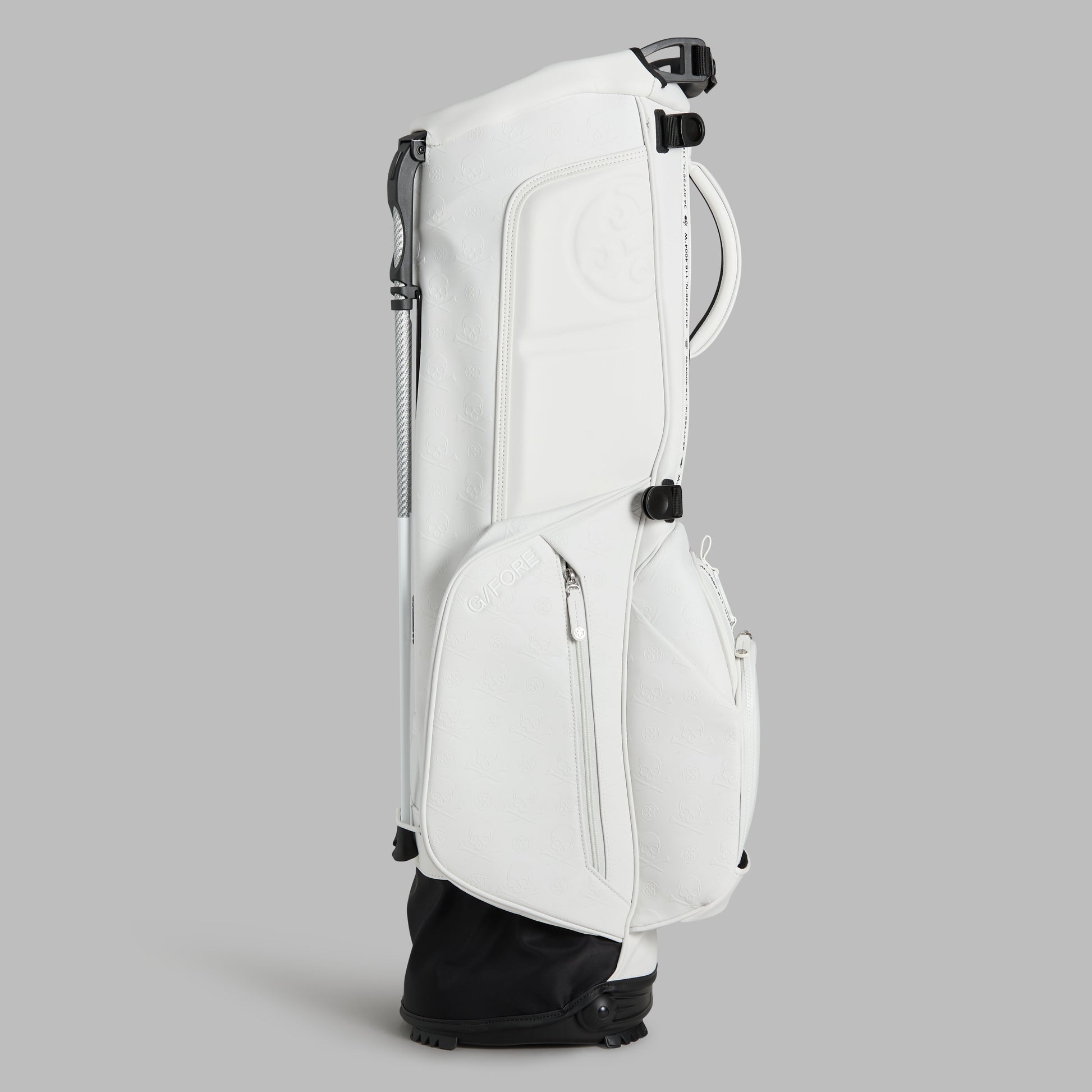 G/FORE EMBOSSED SKULL & TEES DAYTONA CARRY GOLF BAG