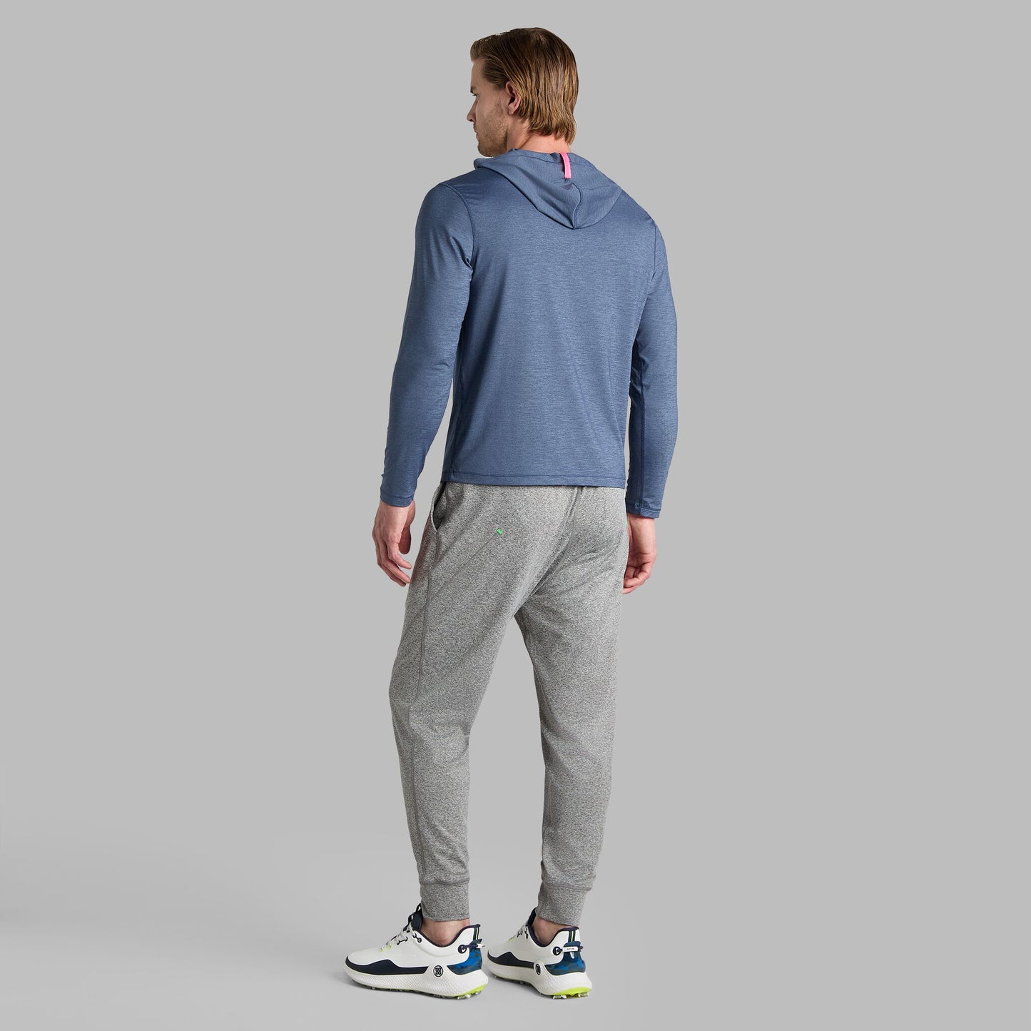 G/FORE 2026 PGA MÉLANGE ICE NYLON HOODIE |PULLOVERS & QUARTER-ZIPS |G/FORE