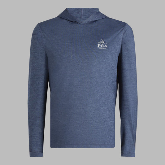 G/FORE 2026 PGA MÉLANGE ICE NYLON HOODIE |PULLOVERS & QUARTER-ZIPS |G/FORE