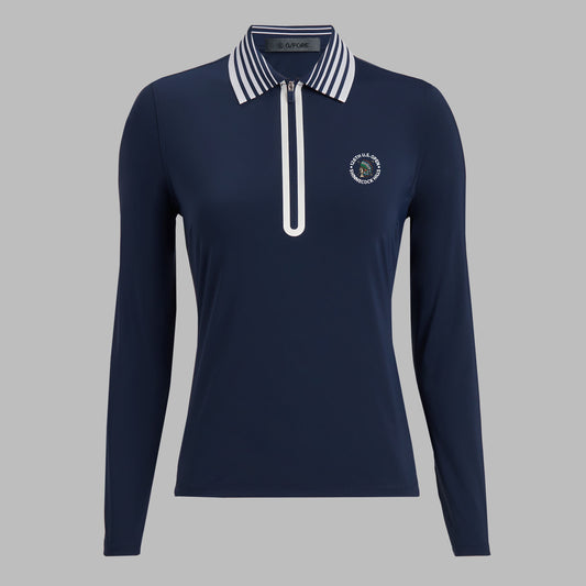 G/FORE LTD RELEASE 2026 U.S. OPEN SILKY TECH NYLON QUARTER ZIP POLO
