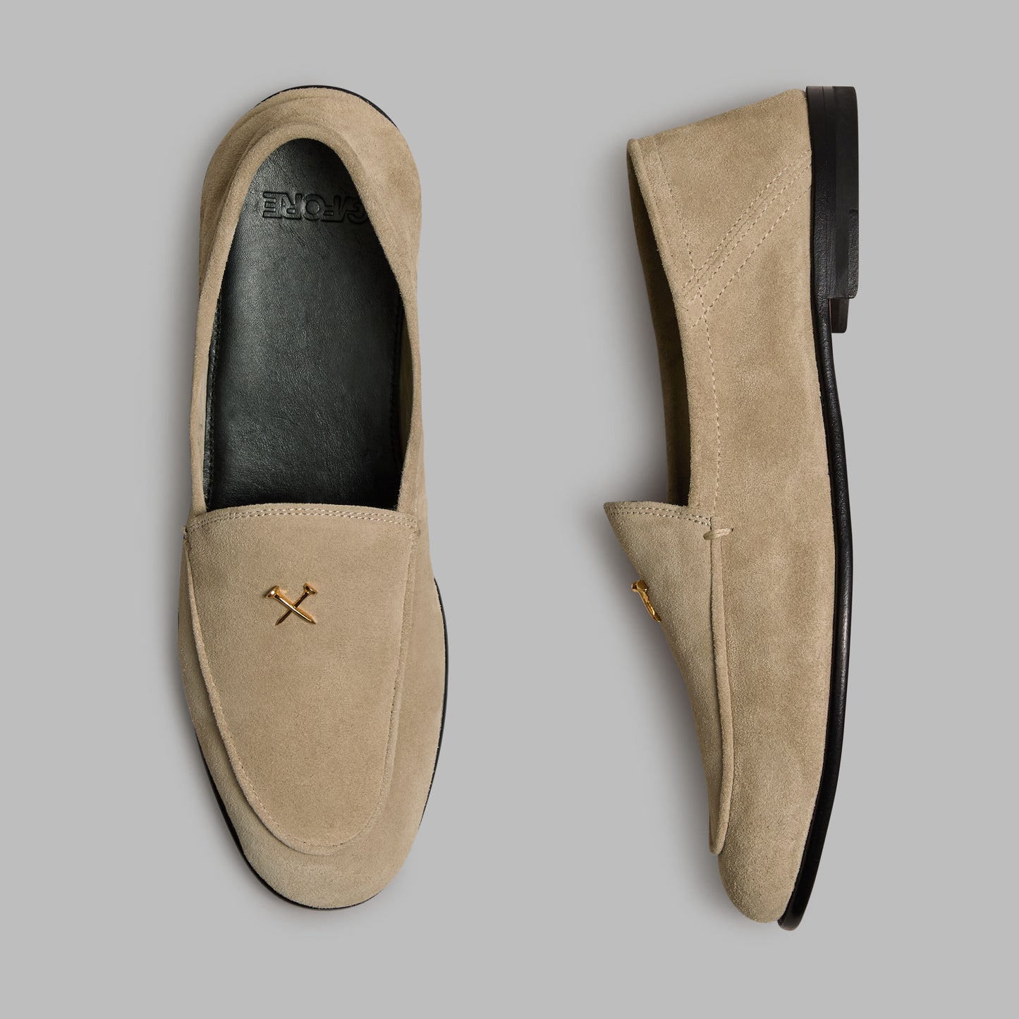 G/FORE METAL TEES SUEDE FLEX LOAFER
