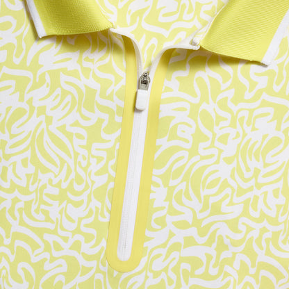 G/FORE SCRIBBLE TECH PIQUÉ SLEEVELESS POLO