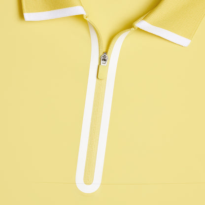 G/FORE SILKY TECH NYLON LONG SLEEVE 1/4 ZIP POLO