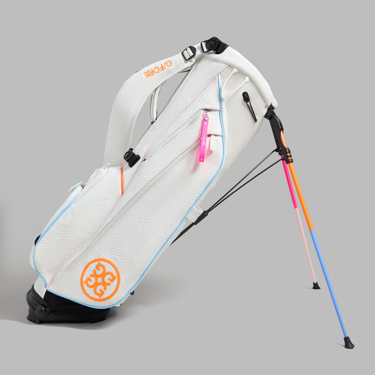 G/FORE LTD RELEASE TRIPPY QUILTED DAYTONA PLUS CARRY GOLF BAG