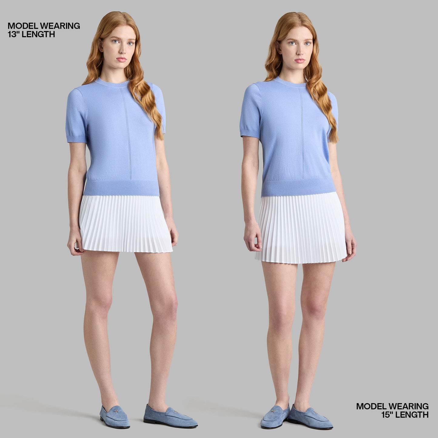 G/FORE MICROPLEAT STRETCH WOVEN HIGHWAISTED SKORT