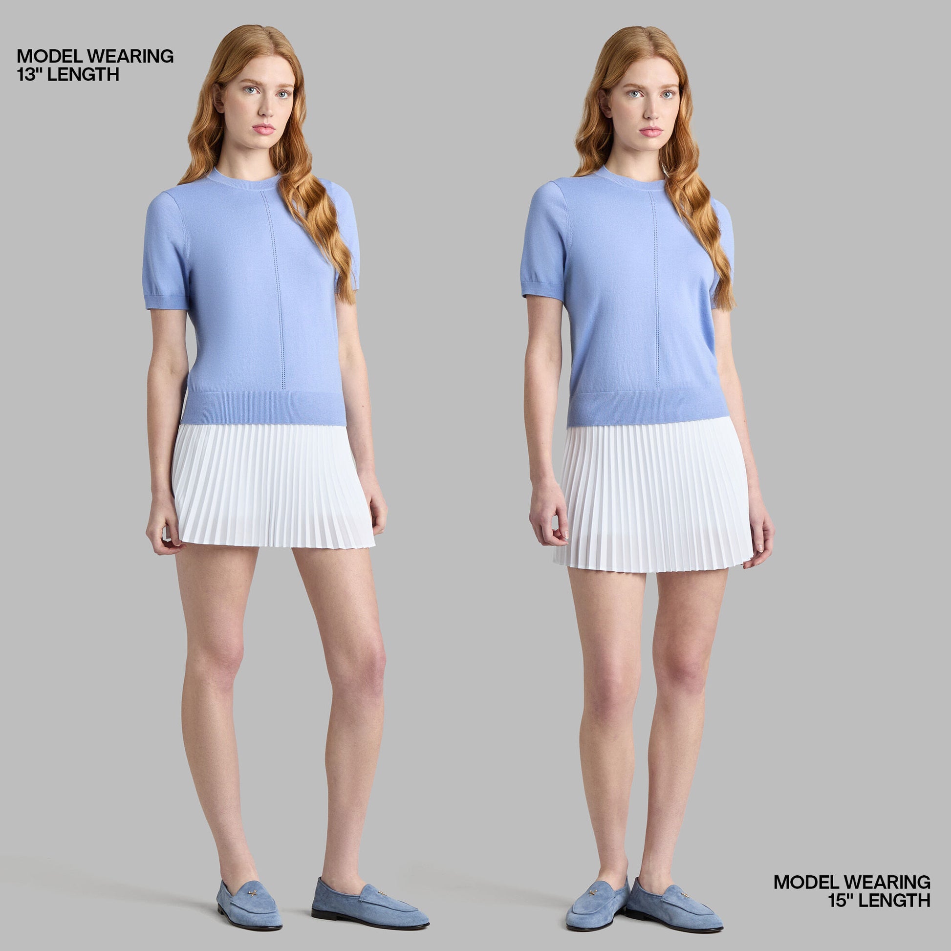 G/FORE MICROPLEAT STRETCH WOVEN HIGHWAISTED SKORT