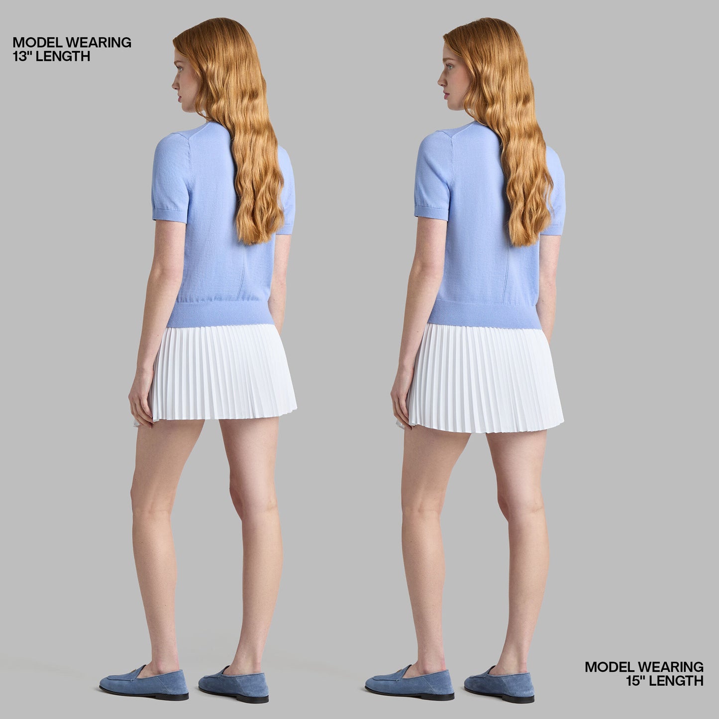 G/FORE MICROPLEAT STRETCH WOVEN HIGHWAISTED SKORT