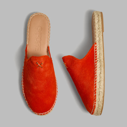 G/FORE METAL TEES PONY HAIR ESPADRILLE