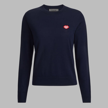 G/FORE LOVE GOLF MERINO WOOL CREWNECK SWEATER