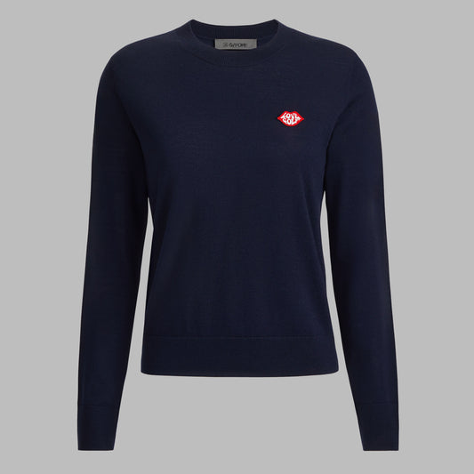 G/FORE LOVE GOLF MERINO WOOL CREWNECK SWEATER
