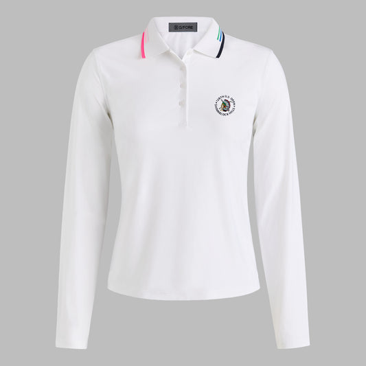 G/FORE 2026 U.S. OPEN SILKY TECH NYLON LONG SLEEVE POLO