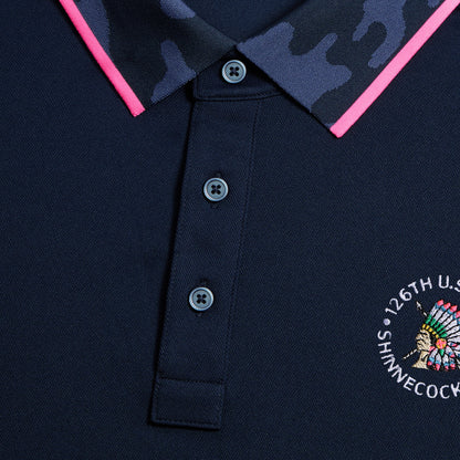 G/FORE 2026 U.S. OPEN CAMO COLLAR PERFORMANCE PIQUÉ POLO