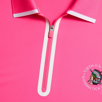 G/FORE 2026 U.S. OPEN SOFT TECH JERSEY LONG SLEEVE ZIP POLO