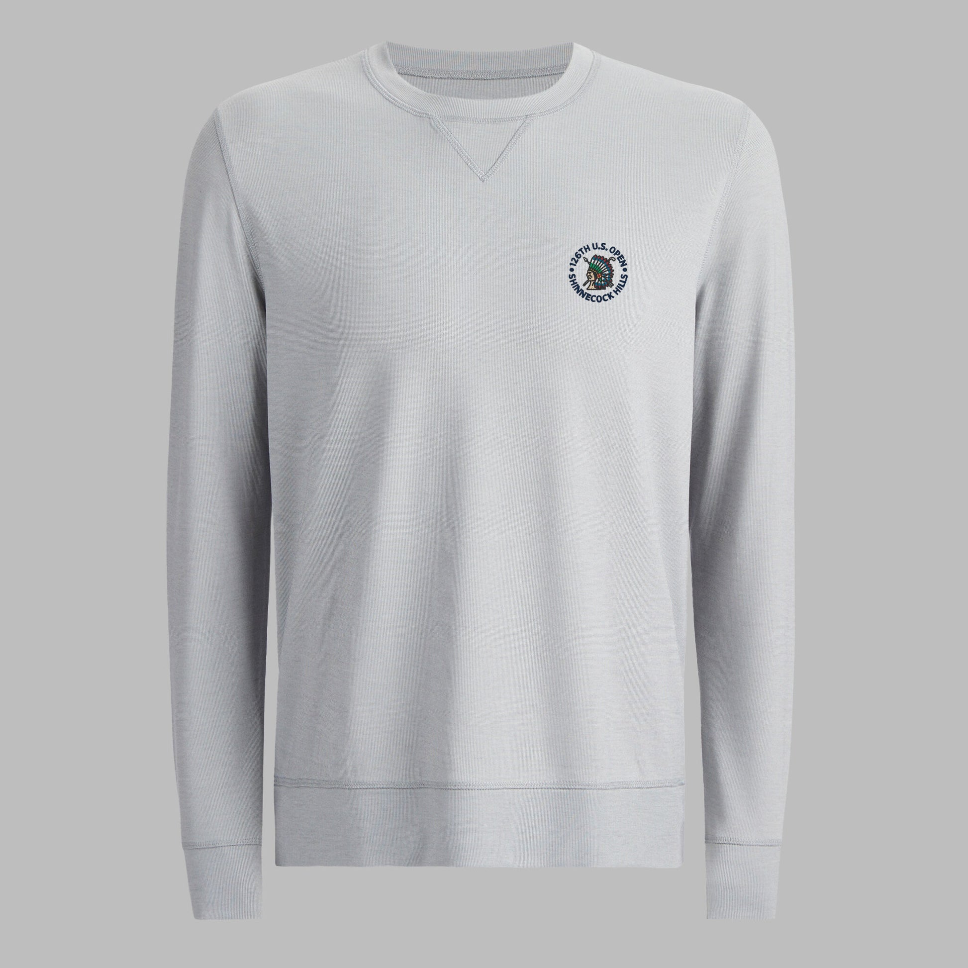 G/FORE LTD RELEASE 2026 U.S. OPEN PERFORMANCE PIQUÉ CREWNECK LAYER
