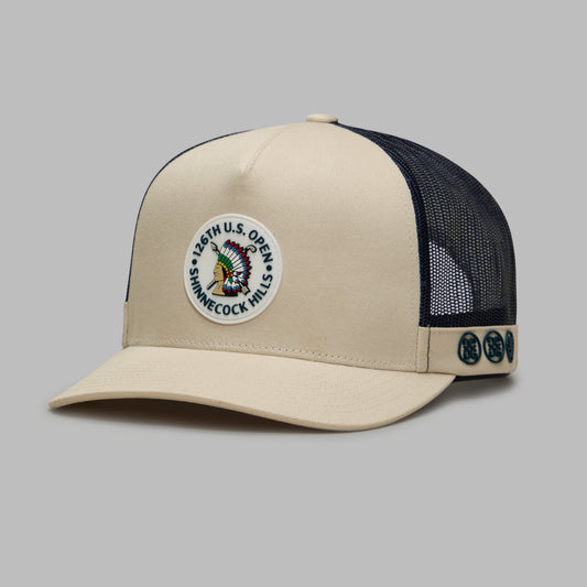 G/FORE 2026 U.S. OPEN OFFICIAL LOGO PATCH TRUCKER HAT