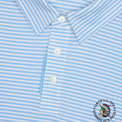 G/FORE 2026 U.S. OPEN ALL PLAY STRIPE STRETCH KNIT POLO