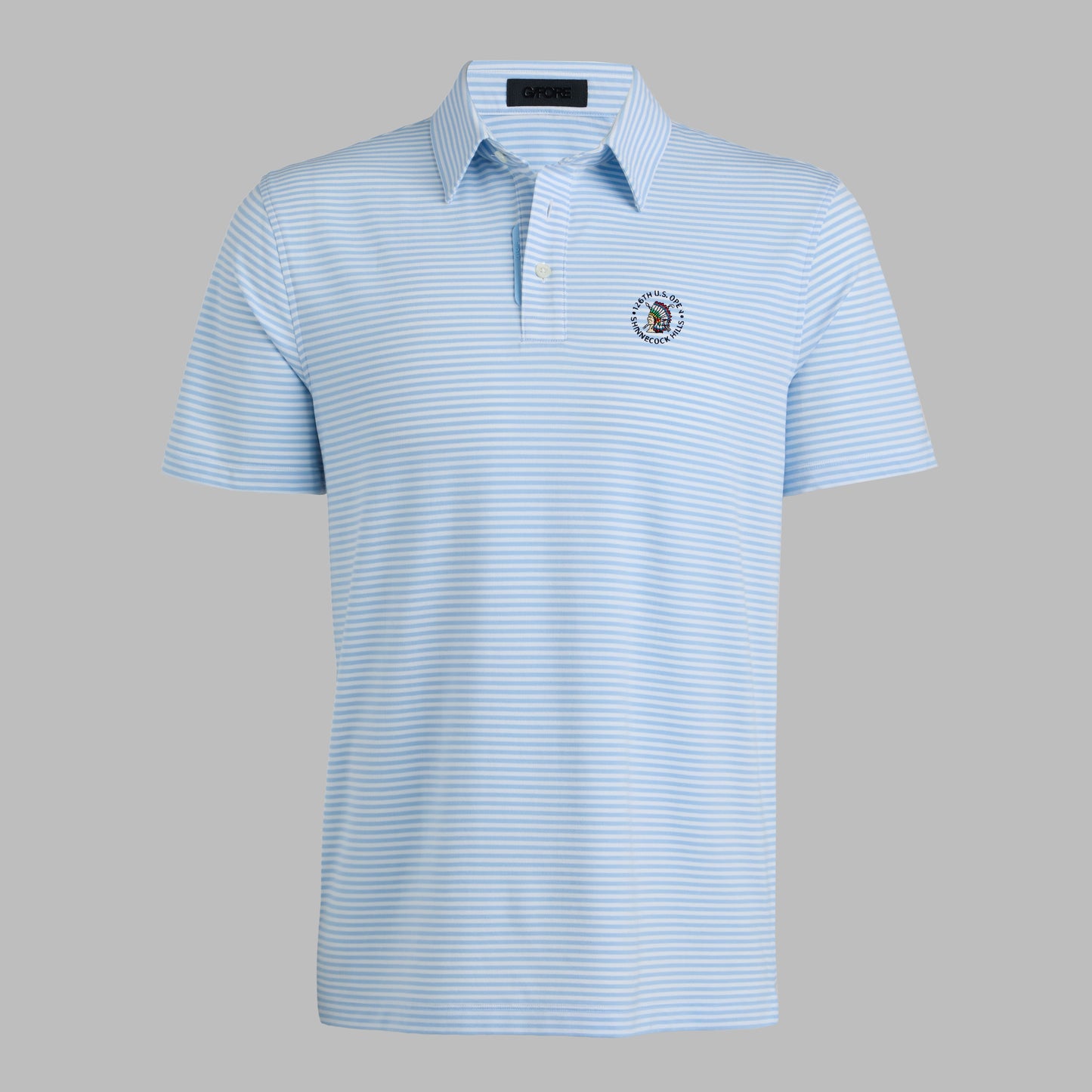 G/FORE 2026 U.S. OPEN ALL PLAY STRIPE STRETCH KNIT POLO