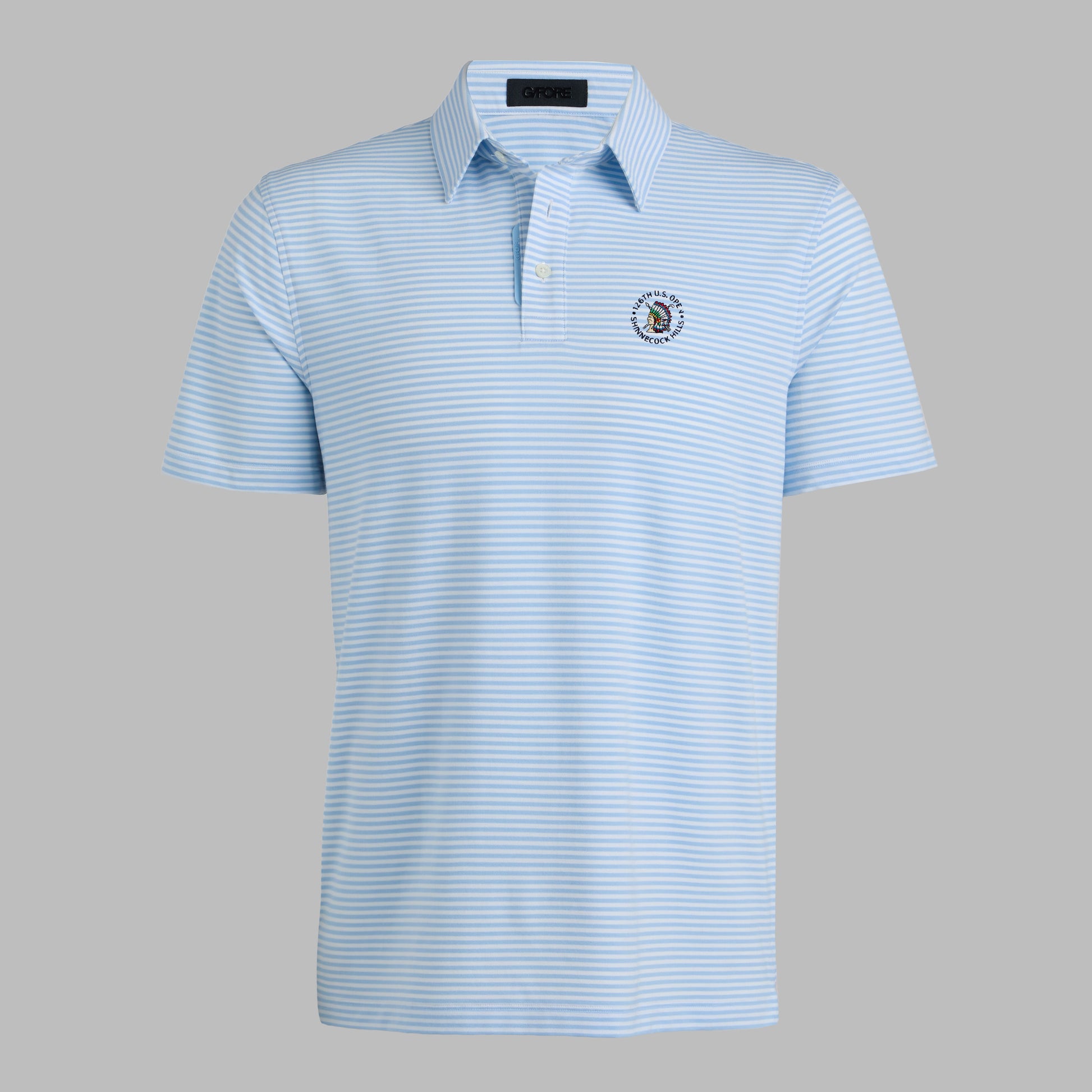 G/FORE 2026 U.S. OPEN ALL PLAY STRIPE STRETCH KNIT POLO