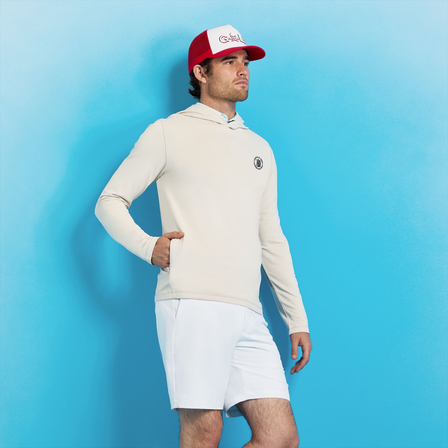 G/FORE LTD RELEASE 2026 U.S. OPEN BRUSHED BACK TECH HOODIE
