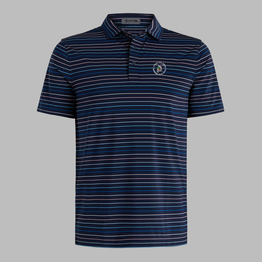 G/FORE 2026 U.S. OPEN MULTI STRIPE TECH JERSEY POLO