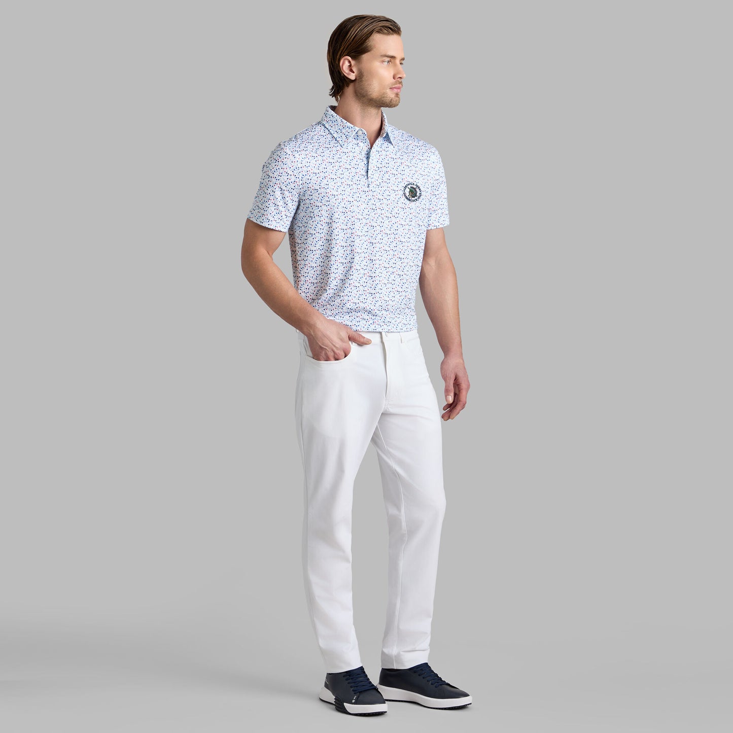 G/FORE LTD RELEASE 2026 U.S. OPEN AYE POPPY TECH JERSEY POLO