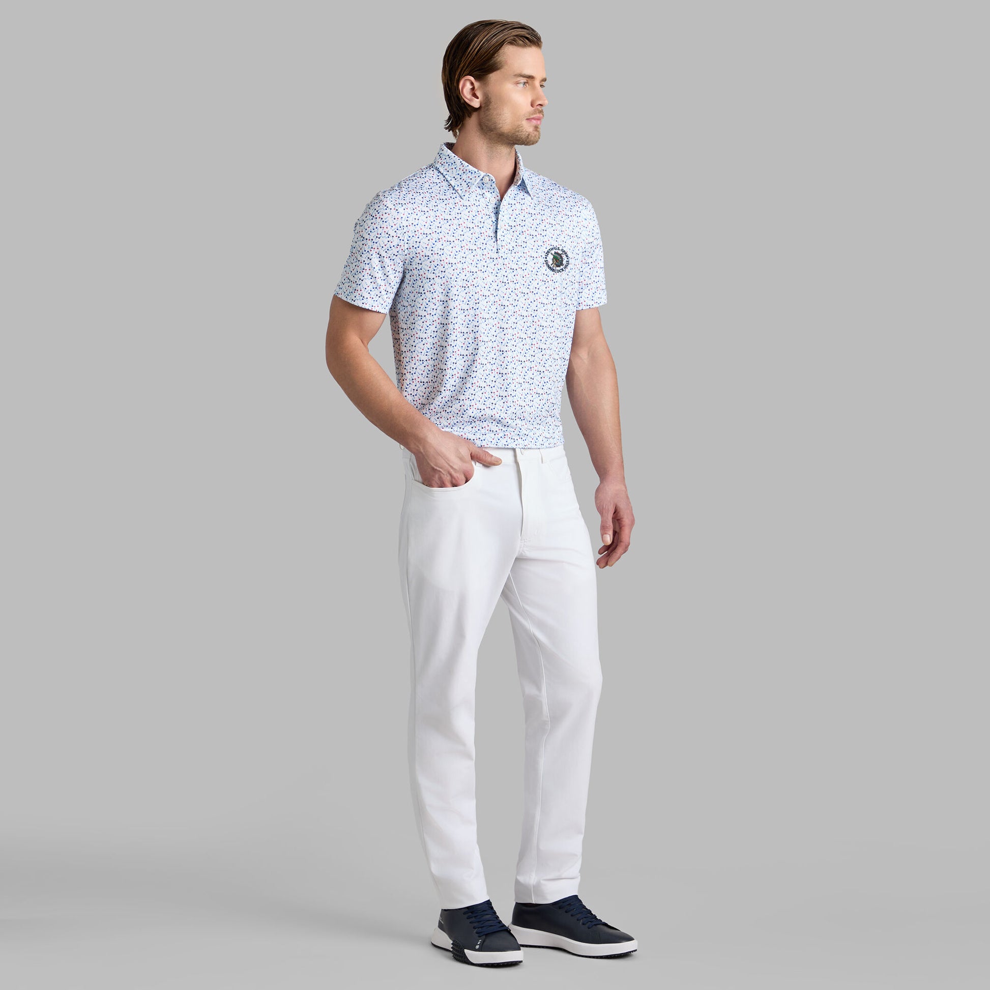 G/FORE LTD RELEASE 2026 U.S. OPEN AYE POPPY TECH JERSEY POLO