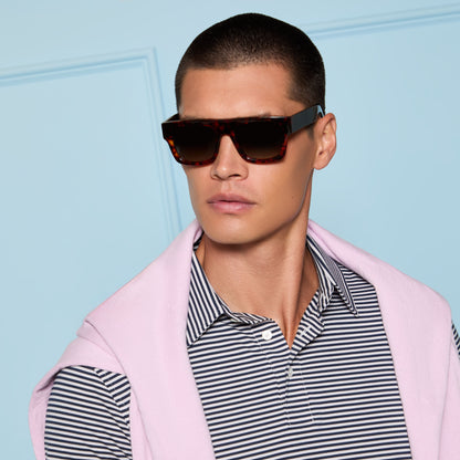 G/FORE ALL PLAY STRIPE STRETCH KNIT POLO