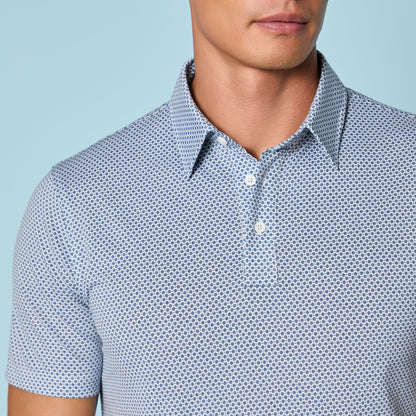 G/FORE MOSAIC ALL PLAY STRETCH KNIT POLO