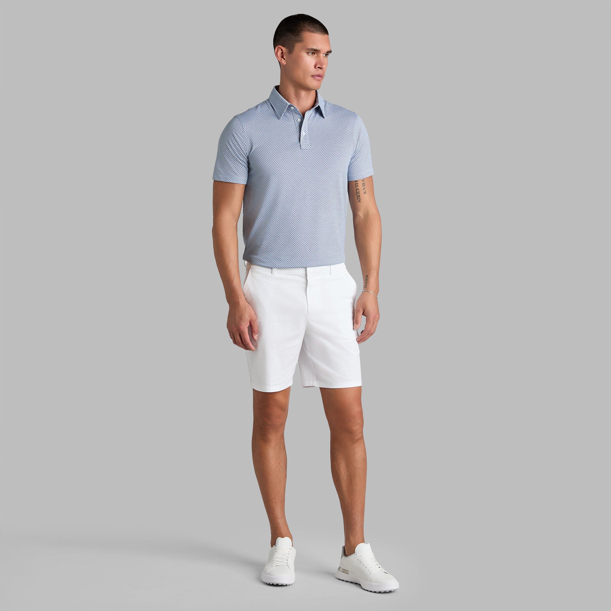 G/FORE MOSAIC ALL PLAY STRETCH KNIT POLO