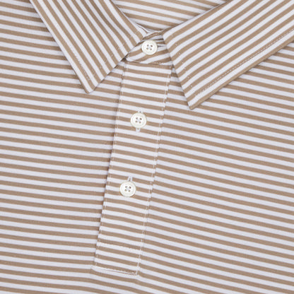 G/FORE ALL PLAY STRIPE STRETCH KNIT POLO